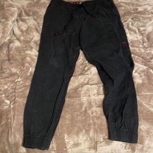 Polo sweat pants with a cuff at the bottom